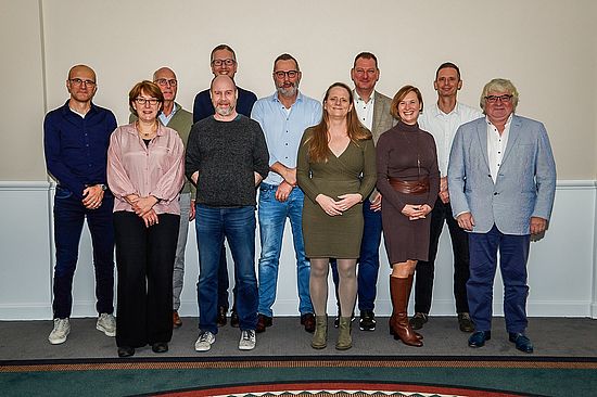 Gruppenfoto Wissenschaftlicher Beirat Alzheimer Nederland