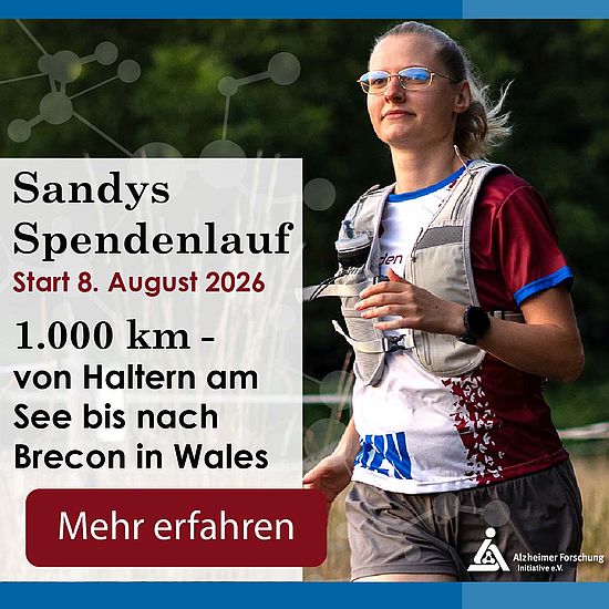 Läuferin und Spendeninitiatorin