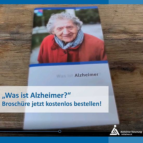 Titelbild der Broschüre: Was ist Alzheimer?