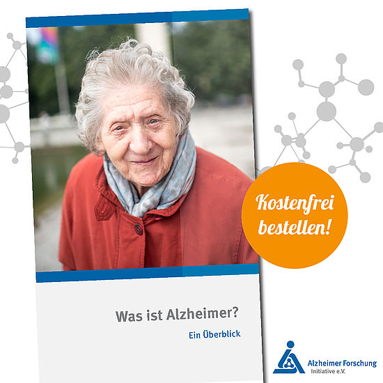 Abbildung der Broschüre "Was ist Alzheimer?"