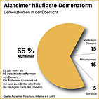 Infografik Formen der Demenz