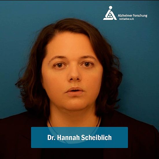 Video Standbild aus Statement-Video Dr. Hannah Scheiblich