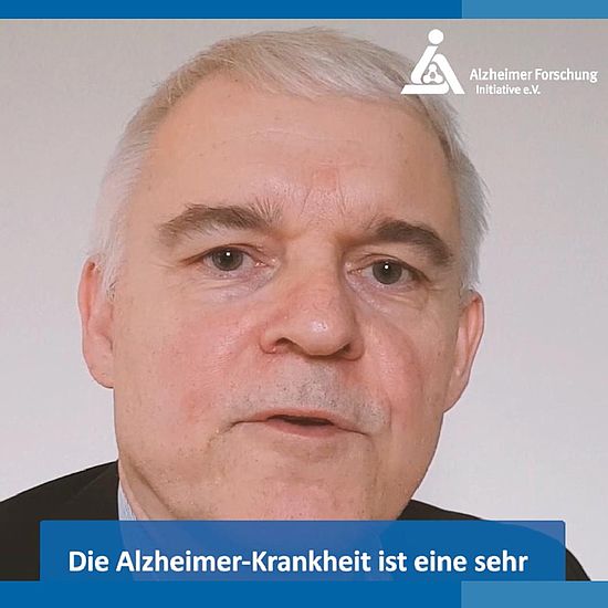 Videostandbild des Alzheimer-Forschers Dr. Uwe Ueberham