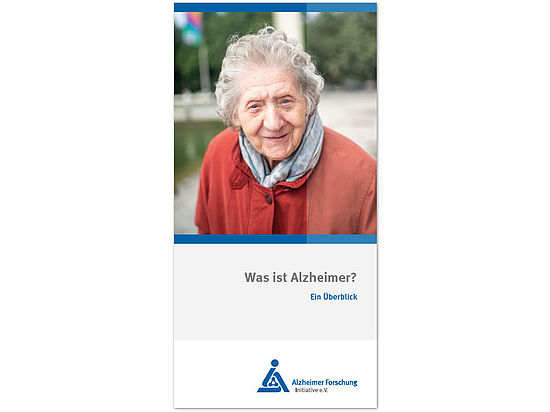 Titelbild des Ratgebers "Was ist Alzheimer?"