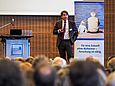 Prof. Dr. Johannes Pantel erläuterte die Bedeutung von Sport für die Alzheimer-Prävention.